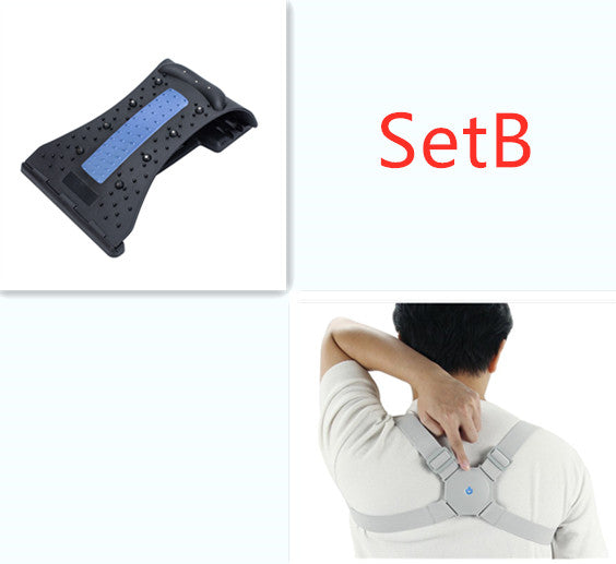 Posture corrector with back support and shoulder alignment for improved posture and comfort