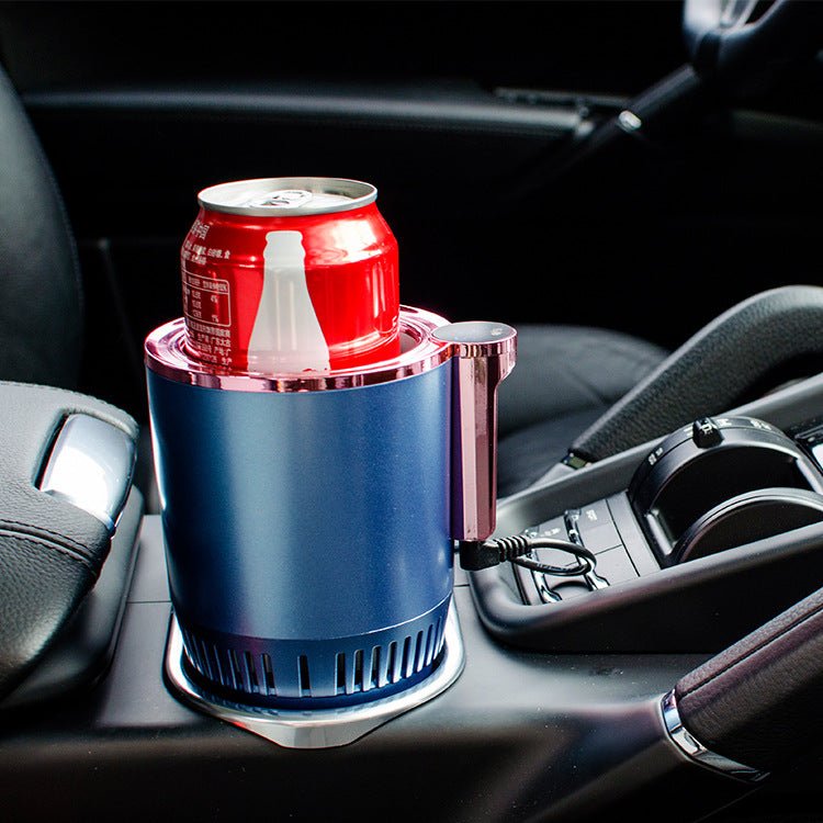 2 In1 Car Heating Cooling Cup 12V Smart Car Cup Holder Digital Temperature Display Drink Cup Warmer Cooler Mini Car Refrigerator - Nextronix.UK