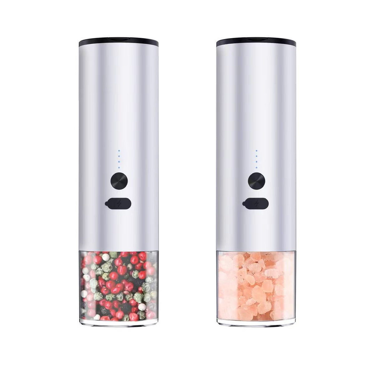 Electric Food Corn Soybean Salt And Pepper Grinder Mill Machine Rechargeable Electric Pepper And Salt Grinder Set With LED Kitchen Gadgets - Nextronix.UK