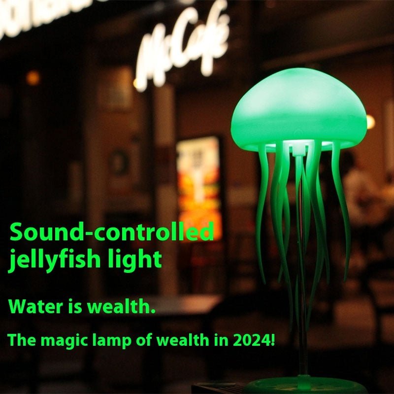 Jellyfish Mood Lamp LED Jellyfish Night Light Portable Jellyfish Lamp Jellyfish Decorations Smart Table Lamp For Bedside Desk - Nextronix.UK