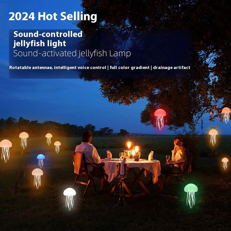 Jellyfish Mood Lamp LED Jellyfish Night Light Portable Jellyfish Lamp Jellyfish Decorations Smart Table Lamp For Bedside Desk - Nextronix.UK