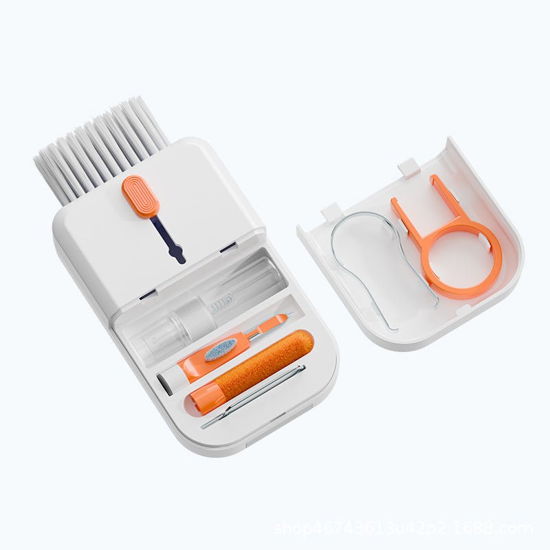 Portable 11 In 1 Multifunctional Cleaning Kit Computer Keyboard Cleaner Phone Screen Clean Tools Earphone Clean Brush With Storage Box - Nextronix.UK