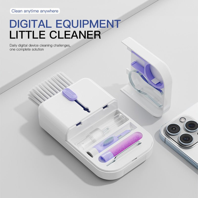 Portable 11 In 1 Multifunctional Cleaning Kit Computer Keyboard Cleaner Phone Screen Clean Tools Earphone Clean Brush With Storage Box - Nextronix.UK
