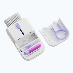 Portable 11 In 1 Multifunctional Cleaning Kit Computer Keyboard Cleaner Phone Screen Clean Tools Earphone Clean Brush With Storage Box - Nextronix.UK