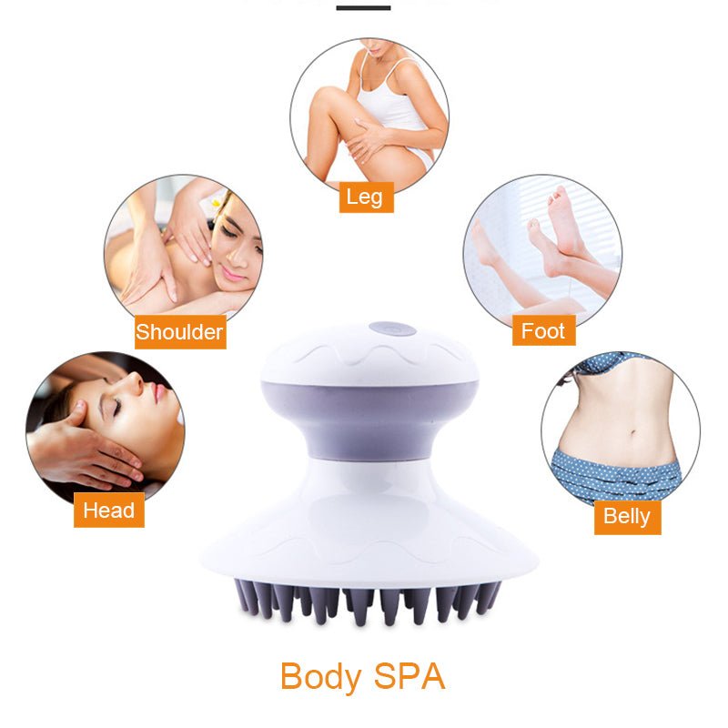 Portable Electric Waterproof Head Scalp Massager - Nextronix.UK