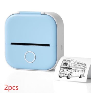 Portable Mini Thermal Label Printer Home Photo Printer Student Wrong Question Printer Bluetooth - compatible Mini Label Printer - Nextronix.UK