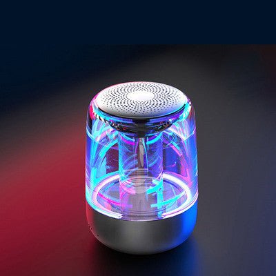 Portable Speakers Bluetooth Column Wireless Bluetooth Speaker Powerful Bass Radio with Variable Color LED Light - Nextronix.UK