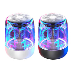 Portable Speakers Bluetooth Column Wireless Bluetooth Speaker Powerful Bass Radio with Variable Color LED Light - Nextronix.UK