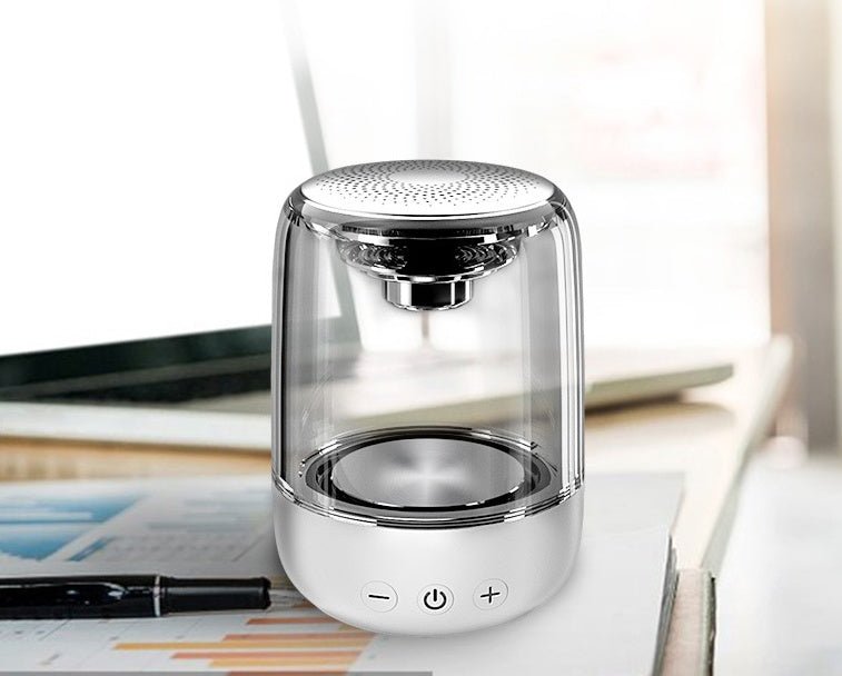 Portable Speakers Bluetooth Column Wireless Bluetooth Speaker Powerful Bass Radio with Variable Color LED Light - Nextronix.UK