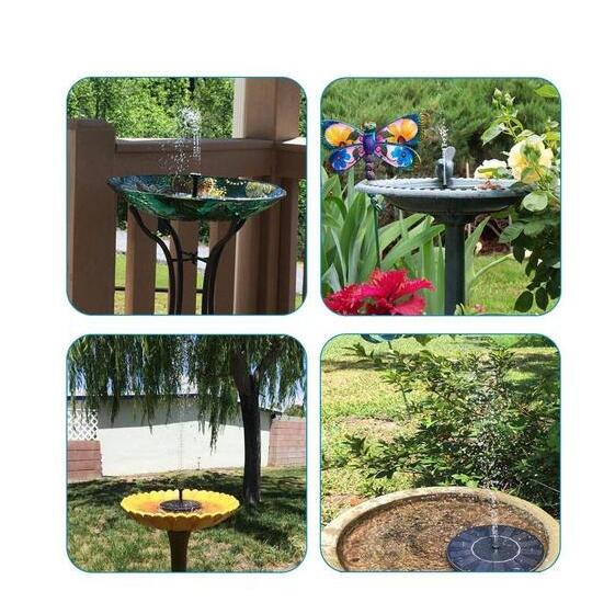 Solar Water Mercury Garden Miniature Floating Fountain - Nextronix.UK