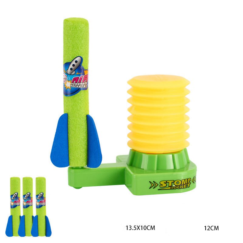 Street Stall Hot Product Outdoor EVA Foam Cotton Foot Rocket Launcher Toy Child Interaction Safety Sports Toys - Nextronix.UK