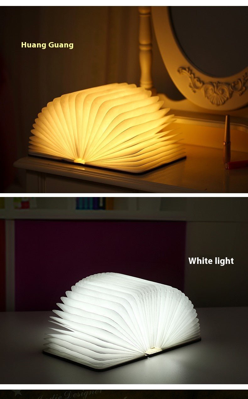 Three - color Creative Led Wooden Boy Lamp - Nextronix.UK