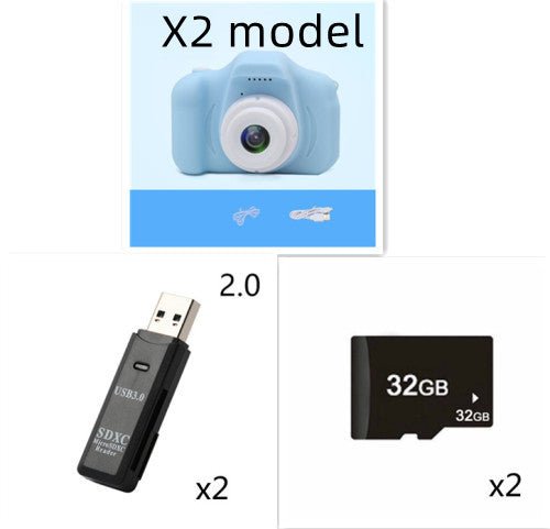 X2 HD Mini Cartoon Kids Digital Camera - Nextronix.UK